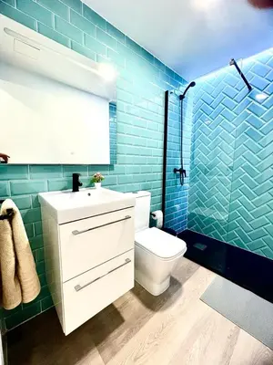 Un baño de FM Beach Home - Apartment with swimming pool near Maspalomas Dunes & Beach