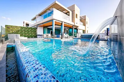 Piscina en o cerca de Blue Star Meloneras Villa