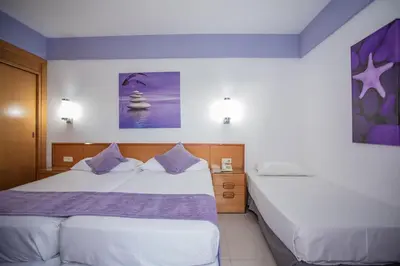 Cama o camas de una habitación en Servatur Don Miguel - Adults Only