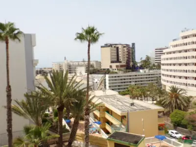 Vista general de Playa del Inglés o vista desde el apartamento