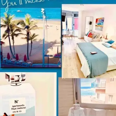 Cosy loft in front of blue ocean