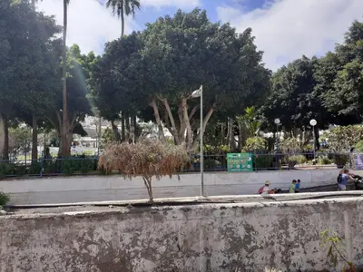 Jardín al aire libre en Niza Apartamentos