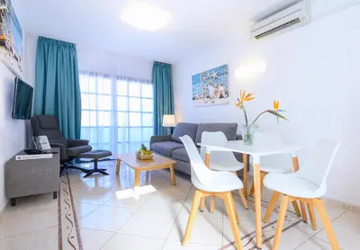 Zona de estar de Valle Marina Apartamentos