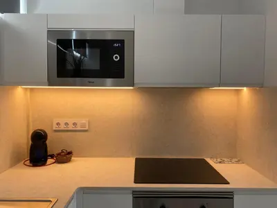 Una cocina o zona de cocina en Descanso junto a las dunas