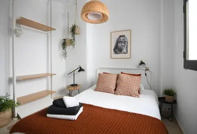Cama o camas de una habitación en Canteras beach apartment +3Bed +2Bath +Wifi