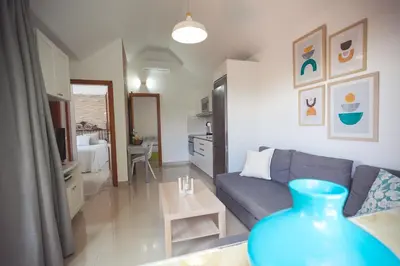Zona de estar de Ahtha Green Bungalow Maspalomas