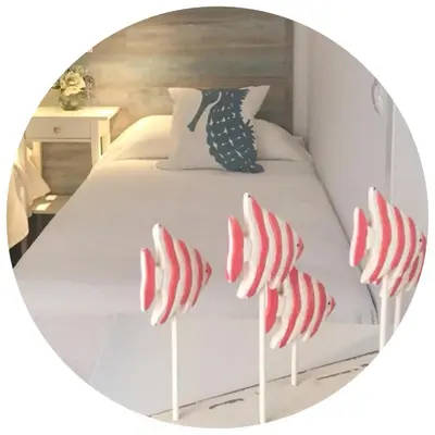Cama o camas de una habitación en Bedonbeach
