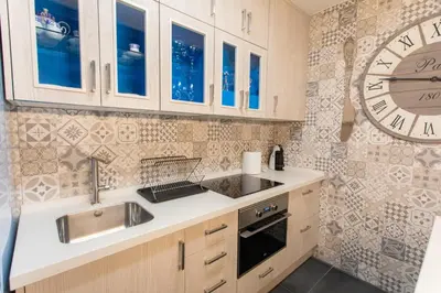 Una cocina o zona de cocina en Bolivar cute home By CanariasGetaway