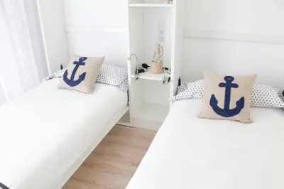 Cama o camas de una habitación en VV Loft Canteras Gran Playa 