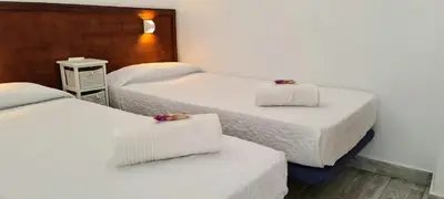 Cama o camas de una habitación en VV Canteras Ático 
