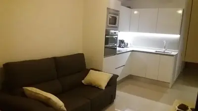 Una cocina o zona de cocina en Apartamento Playa