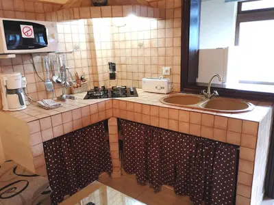 Una cocina o zona de cocina en Finca Tomás y Puri