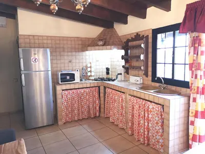 Una cocina o zona de cocina en Finca Tomás y Puri