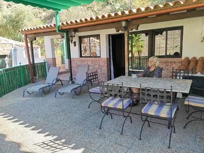 Un patio o zona al aire libre en Finca Tomás y Puri