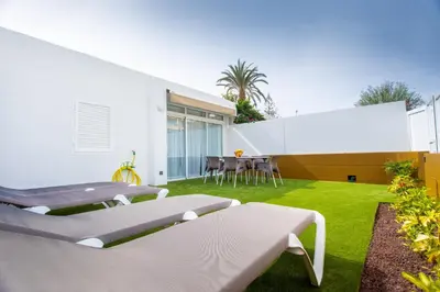 Jardín al aire libre en New 3BR with great terrace By CanariasGetaway