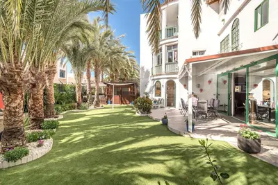 Jardín al aire libre en FeWo Gran-Canaria-ideal - Romeo Feliz