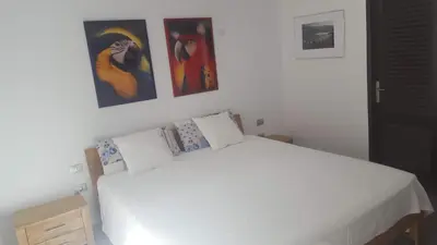 Cama o camas de una habitación en FeWo Gran-Canaria-ideal - Romeo Feliz