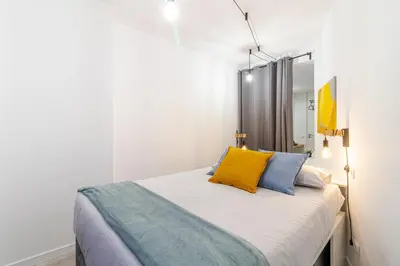 Cama o camas de una habitación en Paez Suites