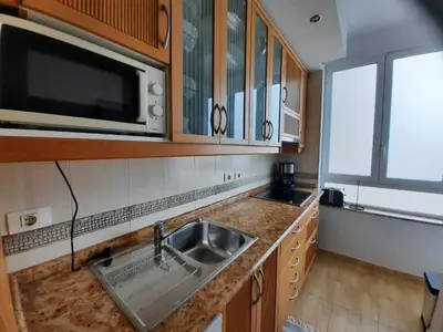 Una cocina o zona de cocina en Isamaría Parque Santa Catalina