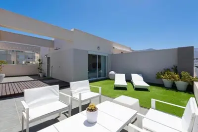 Zona de estar de The New Suite Agaete & Parking