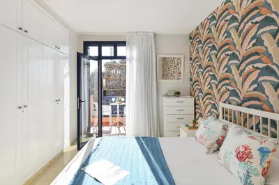Cama o camas de una habitación en Duplex Bahia Meloneras 47 by VillaGranCanaria