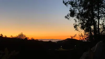 Paisaje cerca de este chalet de montaña