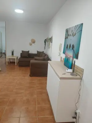 Zona de estar de Charming seaside apartment in Puerto de Mogán, 60 sqm