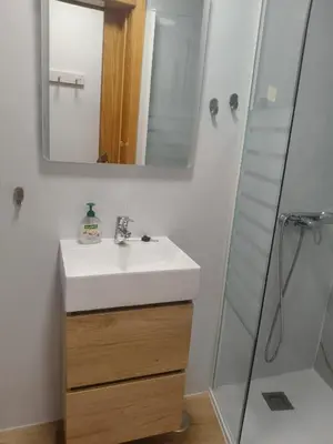 Un baño de Charming seaside apartment in Puerto de Mogán, 60 sqm