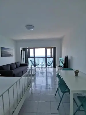 Zona de estar de Mirador del Mar Sea Point Apartament
