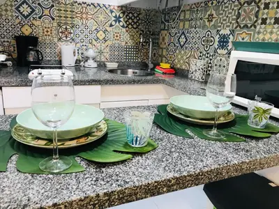 Una cocina o zona de cocina en PLAYMAR TROPICAL