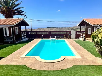 Piscina en o cerca de Casa Inmaculada Cabañas Mini Complejo Entero
