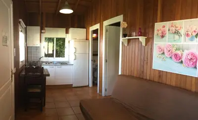 Una cocina o zona de cocina en Casa Inmaculada Cabañas Mini Complejo Entero