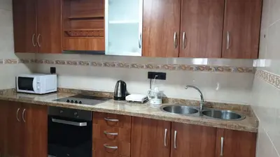 Una cocina o zona de cocina en Maspalomas apartment