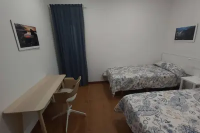 Cama o camas de una habitación en Las Canteras Hierro-1