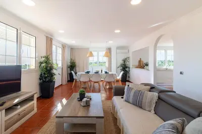 Zona de estar de Villa Veneguera + Seaview + Pool + Garden