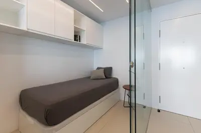 Cama o camas de una habitación en Oceanglass Apartments by Airnest