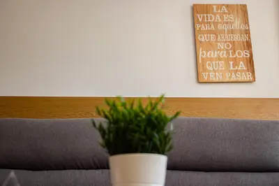 Zona de estar de Coral Friendly Holiday Home