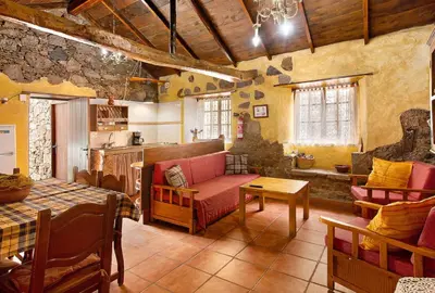 Zona de estar de Casa Rural - Ländliches Haus, Pepita La De Las Flores