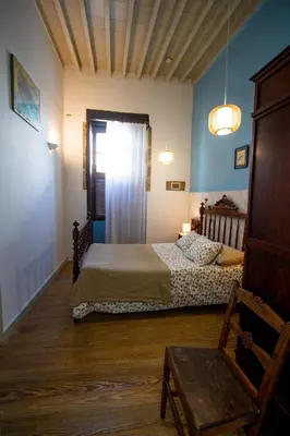 Cama o camas de una habitación en Casa Luna