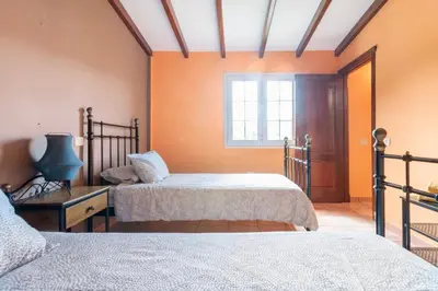 Cama o camas de una habitación en Villa Tijuana - Jacuzzi, Playa y Naturaleza en Gran Canaria