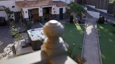 Jardín al aire libre en Villa Tijuana - Jacuzzi, Playa y Naturaleza en Gran Canaria