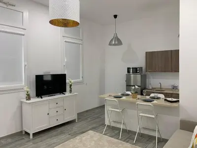 Una cocina o zona de cocina en Alojamientos Agaete Pueblo N11