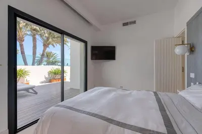Cama o camas de una habitación en Pasito Villas Deluxe