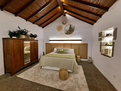 Cama o camas de una habitación en RK Hacienda La ReKompensa