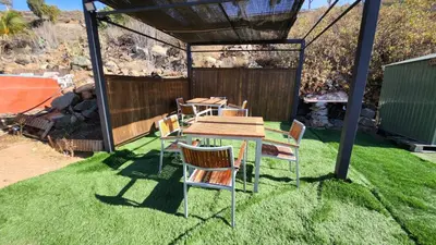 Un patio o zona al aire libre en Casa Hoya Grande