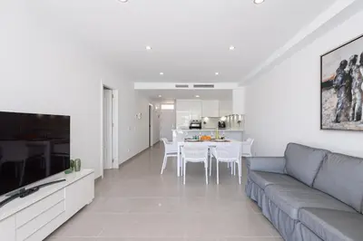 Una cocina o zona de cocina en BLUE SEA II - FRONT BEACH