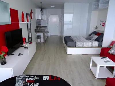 Una cocina o zona de cocina en MIRADOR RED MASPALOMAS