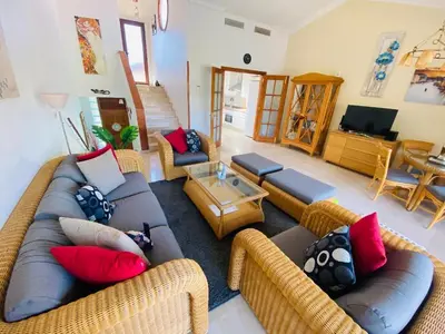 Zona de estar de Duplex Bravo in Anfi Tauro Golf