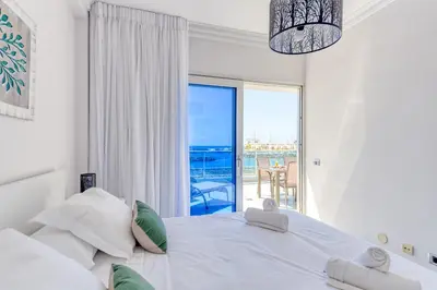 Cama o camas de una habitación en BeachFront in Puerto Mogán