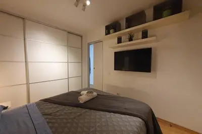 Cama o camas de una habitación en Surycan, beautiful apartment in maspalomas